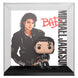Figurine POP Michael Jackson Bad de FUNKO montrant le chanteur en tenue iconique noire et blanche, vue de face.