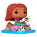 Figurine Funko POP Deluxe de La Petite Sirène Ariel en vinyle de 9 cm avec sa boîte vitrine transparente