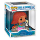 Vue détaillée de la figurine Funko POP Deluxe Ariel et ses amis, personnages Disney en vinyle dans leur emballage