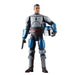 Figurine Mandalorian Fleet Commander de 15 cm en position dynamique avec armure détaillée