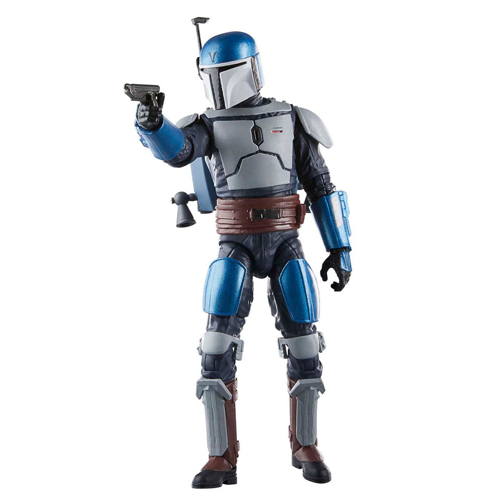Figurine articulée Mandalorian Fleet Commander montrant les articulations mobiles