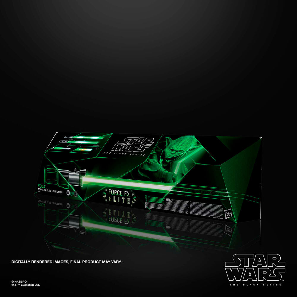 Vue d'ensemble de la réplique complète du sabre laser Yoda Star Wars Forze FX