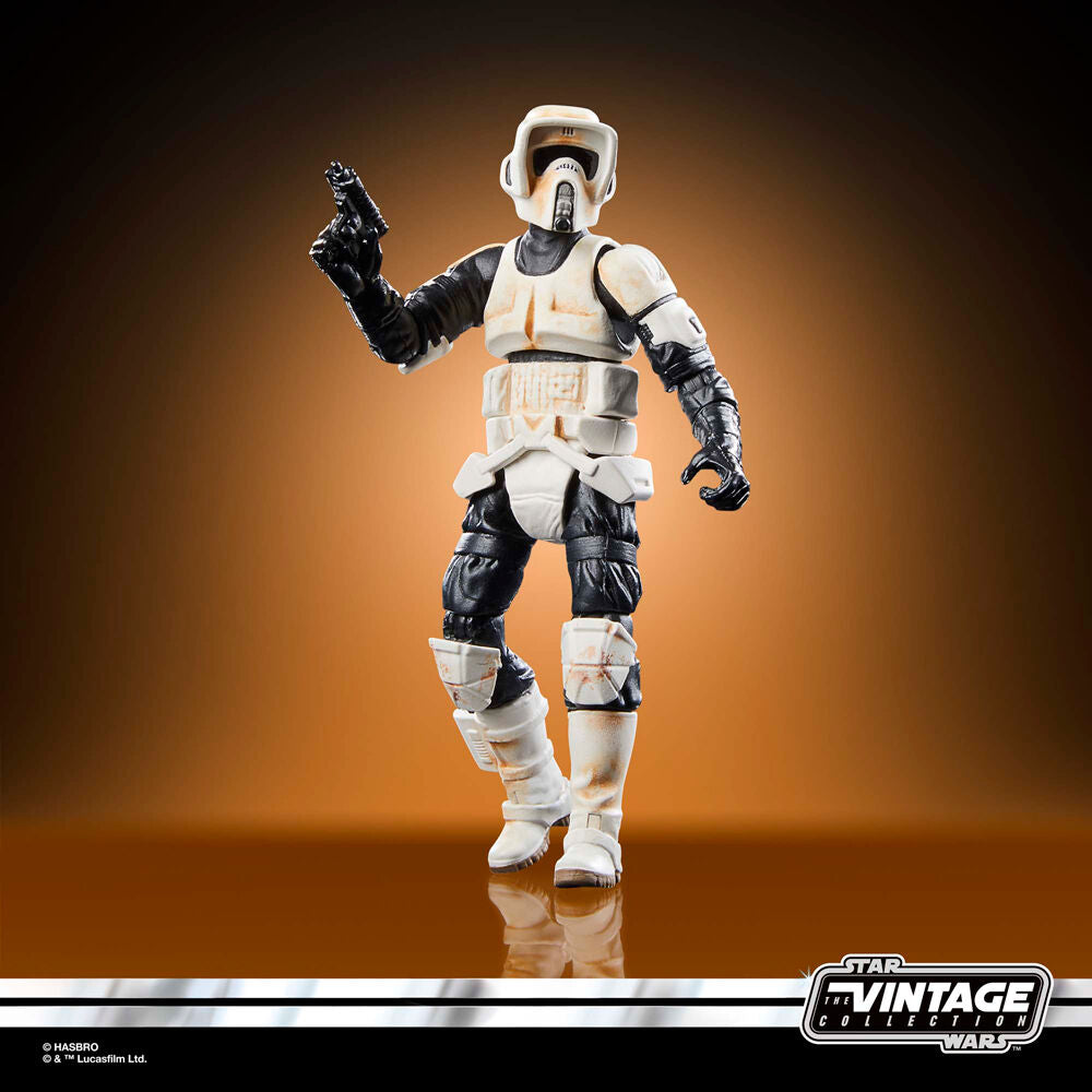 Image artistique mettant en scène la figurine dans un décor Star Wars