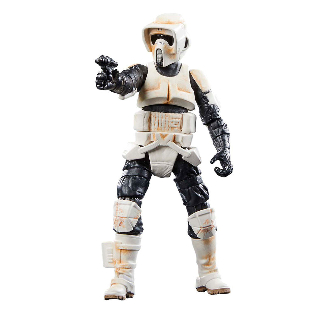 Photo de la figurine Speeder Bike avec éclairage mettant en valeur les détails