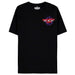 T-shirt Stranger Things Fireball Him DIFUZED en coton blanc avec logo coloré sur fond clair