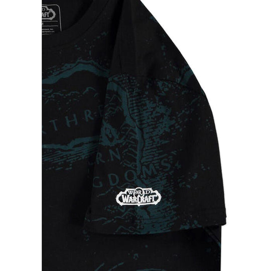 Vue arrière du t-shirt WoW montrant la qualité du tissu en coton et la finition soignée
