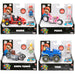 Figurine Mario Kart de 6 cm avec son véhicule assorti vue de face