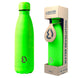 Bouteille isotherme Water Revolution Fluor Green 500ml en acier inoxydable avec finition verte éclatante
