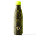 Gourde Water Revolution Snake 500ml en acier inoxydable avec finition noire mate et design serpent élégant