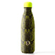 Gourde Water Revolution Snake 500ml en acier inoxydable avec finition noire mate et design serpent élégant