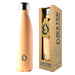 Gourde isotherme Water Revolution couleur pêche avec capacité de 500ml en acier inoxydable, vue de face sur fond blanc