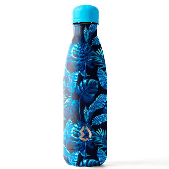 Bouteille isotherme Water Revolution Tropical 500ml en acier inoxydable avec design coloré tropical