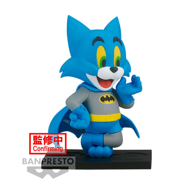 Figurine Tom and Jerry édition 100e anniversaire avec costume Batman vue de face