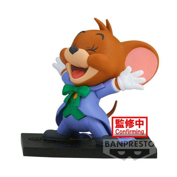Figurine Jerry Joker 8cm vue de face avec détails colorés et costume Joker