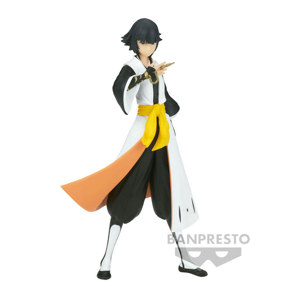 Figurine Sui-Feng Bleach Solid and Souls vue de face, hauteur 14 cm, détails précis