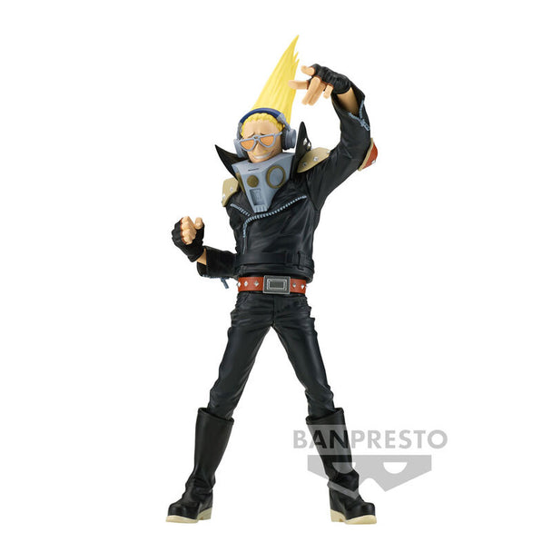 Figurine Present Mic My Hero Academia de face, hauteur 18cm, détails précis et couleurs vives