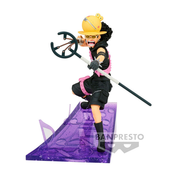Figurine Usopp de 12 cm issue du film One Piece Film Red vue de face avec détails précis