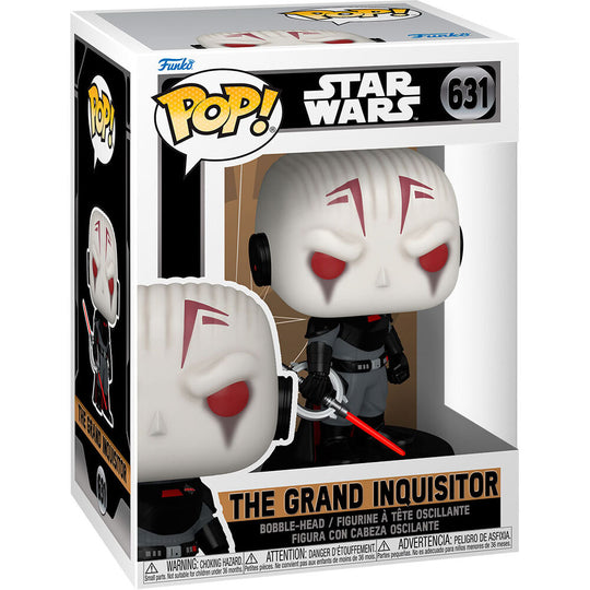 Figurine Funko POP Grand Inquisitor de 9 cm en vinyle présentée dans sa boîte cadeau officielle FUNKO Star Wars