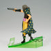 Vue latérale de la figurine Yassopp montrant la posture dynamique