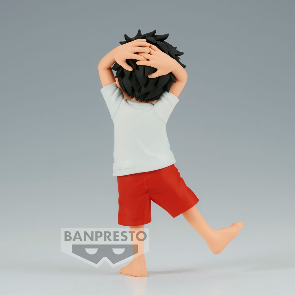 Ensemble des 5 images de la figurine Monkey D Luffy 12cm BANPRESTO One Piece Film Red