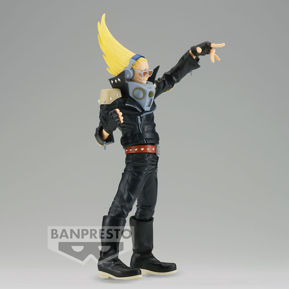 Présentation de la figurine Present Mic avec emballage d'origine BANPRESTO Age of Heroes