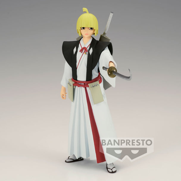 Profil gauche de la figurine Yamada Asaemon Fuchi de 17 cm par BANPRESTO