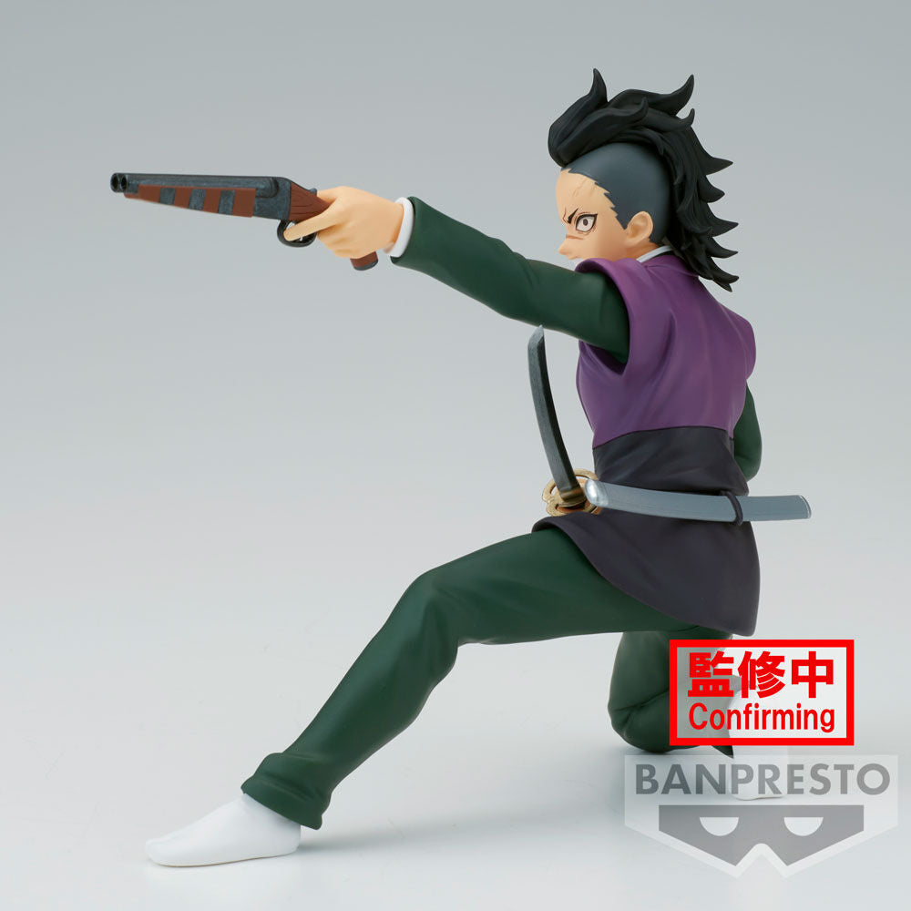 Vue arrière de la figurine Genya Shinazugawa démontrant la qualité de finition