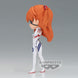 Vue rapprochée du visage expressif de la figurine Q Posket Asuka Shikinami Langley