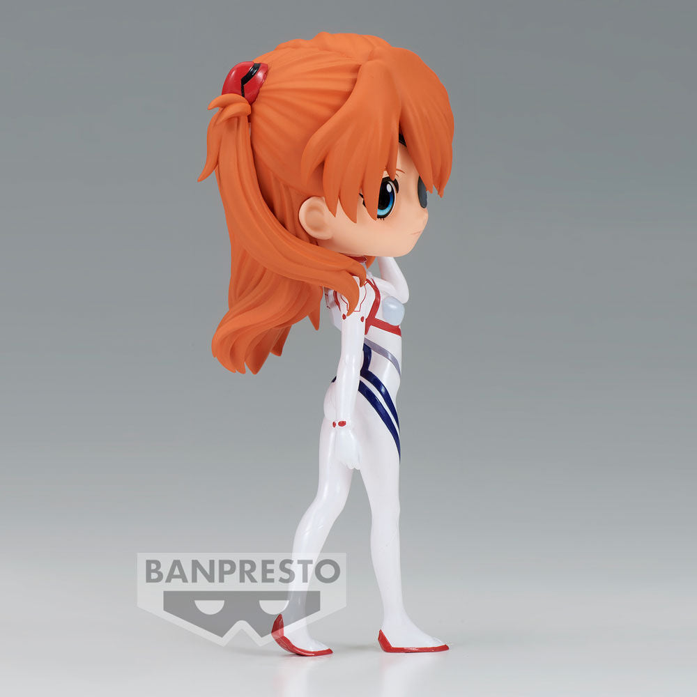 Figurine BANPRESTO Evangelion 3.0 Asuka Langley en Plugsuit, présentation complète sur socle