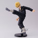 Zoom sur le visage expressif de la figurine Chifuyu Matsuno Tokyo Revengers King of Artist