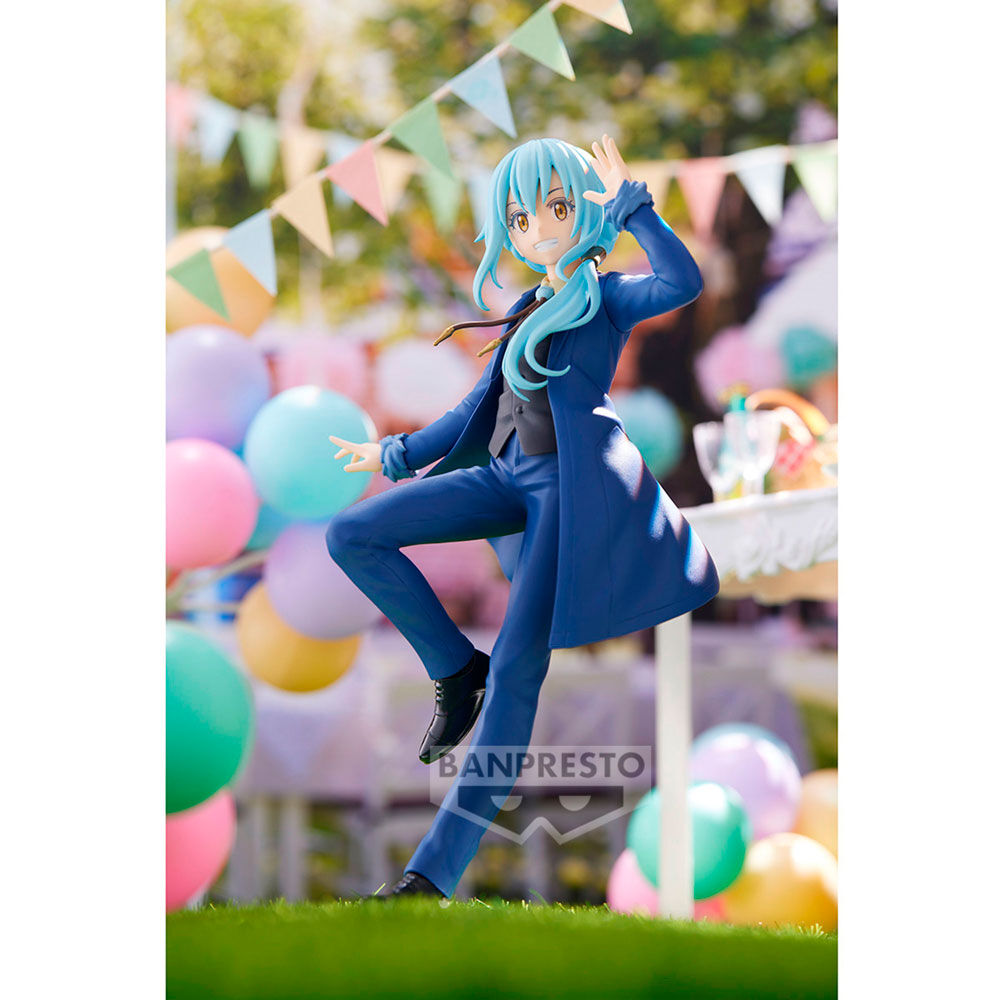 Présentation complète de la figurine Rimuru Tempest 16cm avec éclairage studio
