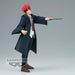 Profil gauche de la figurine Mashle DXF Dot Barrett montrant la posture dynamique