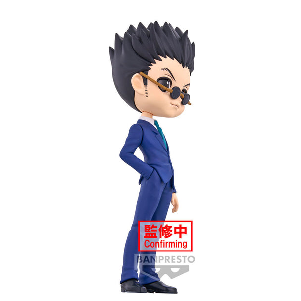 Profil gauche de la figurine Leorio Q Posket montrant son expression caractéristique