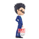 Profil gauche de la figurine Leorio Q Posket montrant son expression caractéristique