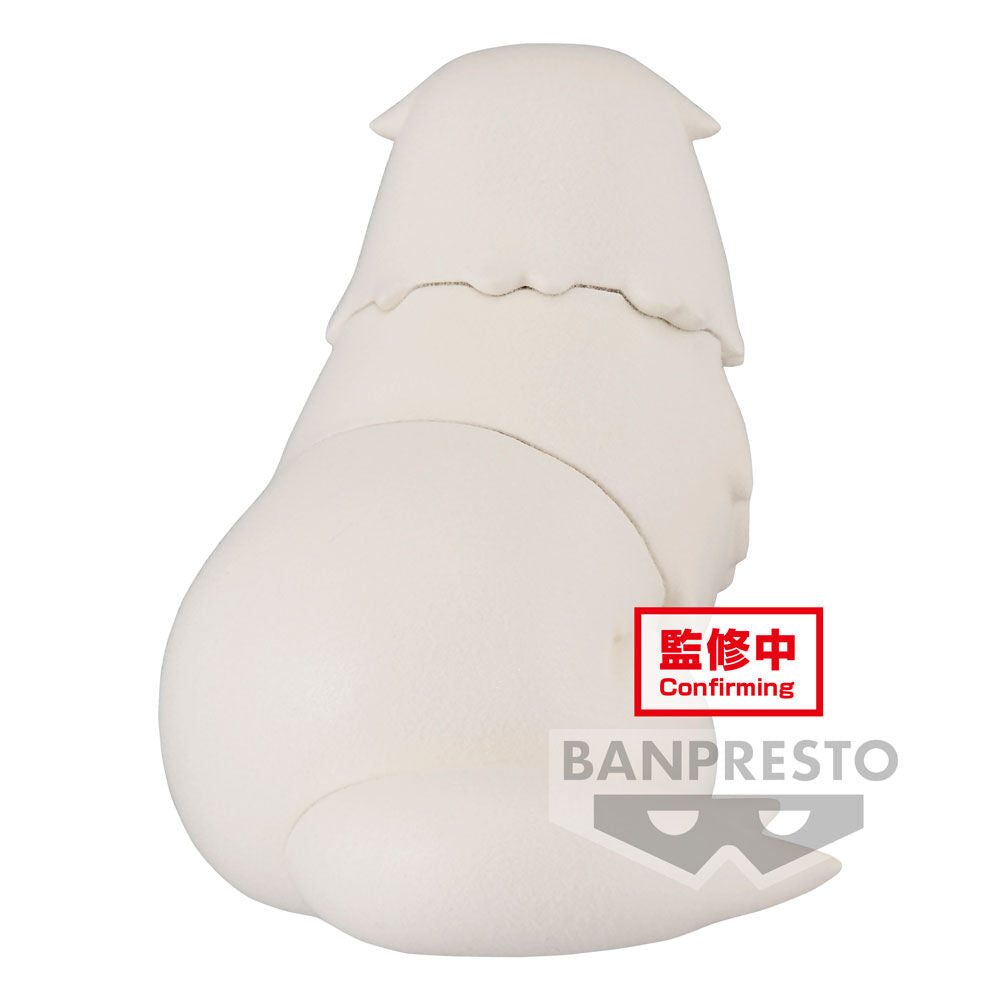 Vue latérale montrant la texture douce et les couleurs vives de la figurine BANPRESTO