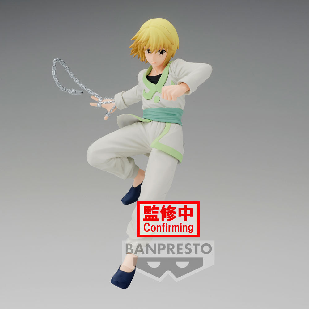 Vue latérale gauche de la figurine Curarpikt Hunter X Hunter avec couleurs vives et finition soignée