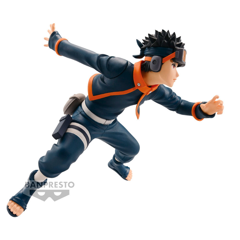 Vue latérale de la figurine Obito Uchiha Naruto Shippuden Vibrations Stars