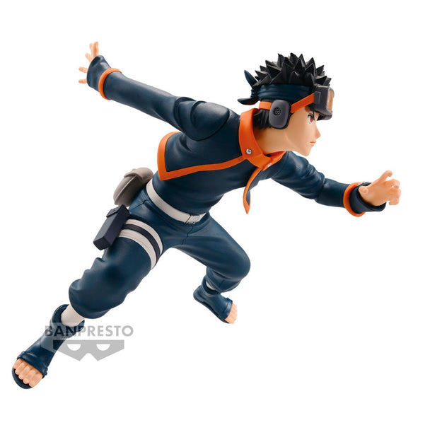 Vue latérale de la figurine Obito Uchiha Naruto Shippuden Vibrations Stars