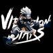 Figurine Kakashi Hatake en plastique peint avec soin sur fond neutre