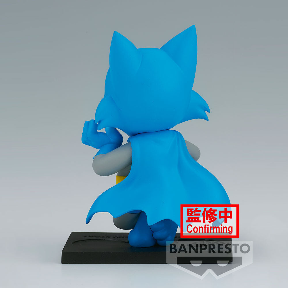 Vue rapprochée des couleurs vives et finitions de la figurine Tom and Jerry Batman