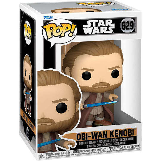 Figurine Funko POP Obi-Wan Kenobi en vinyle de 9 cm avec détails précis du personnage Star Wars