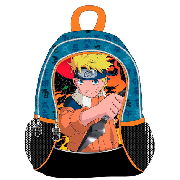 Sac à dos Naruto Shippuden 40cm de la marque PIERROT avec design original et dimensions 40x30x15cm.