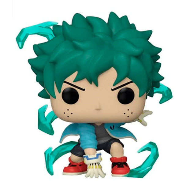 Figurine Funko POP Izuku Midoriya exclusive de 9 cm dans sa boîte vitrine transparente