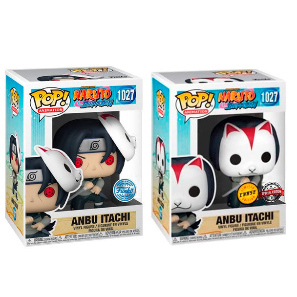 Figurine Funko POP Naruto Shippuden Anbu Itachi en vinyle de 9 cm dans sa boîte vitrine