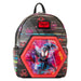 Sac à dos Loungefly Spiderman Across the Spider-Verse vue avant avec détails lenticulaires et couleurs vives