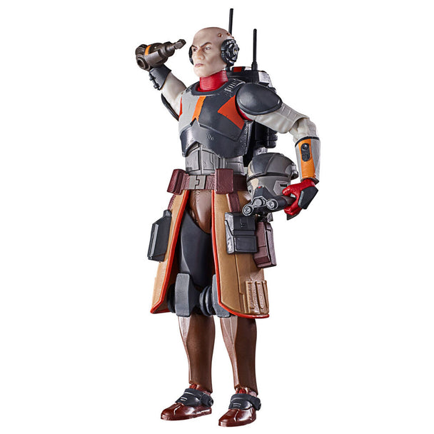Figurine articulée Echo de Star Wars The Bad Batch en position dynamique, vue de face, 15cm