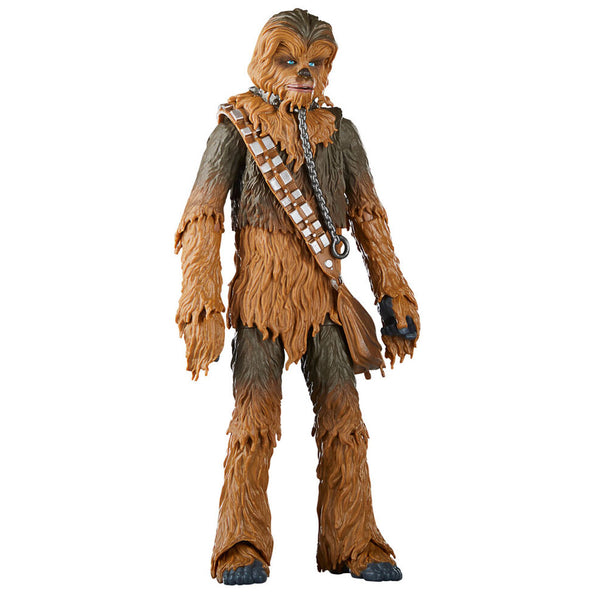 Détail du visage expressif de la figurine Chewbacca 15cm HASBRO