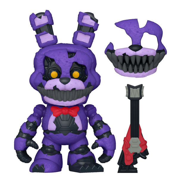 Figurine Funko Snaps Nightmare Bonnie de Five Nights at Freddy's vue de face avec détails effrayants