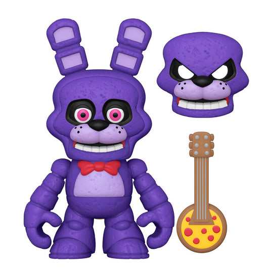 Figurine Snaps! Bonnie de Five Nights at Freddy's vue de face avec détails colorés et expression caractéristique