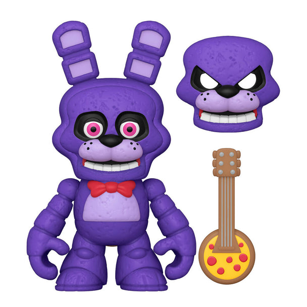 Figurine Snaps! Bonnie de Five Nights at Freddy's vue de face avec détails colorés et expression caractéristique